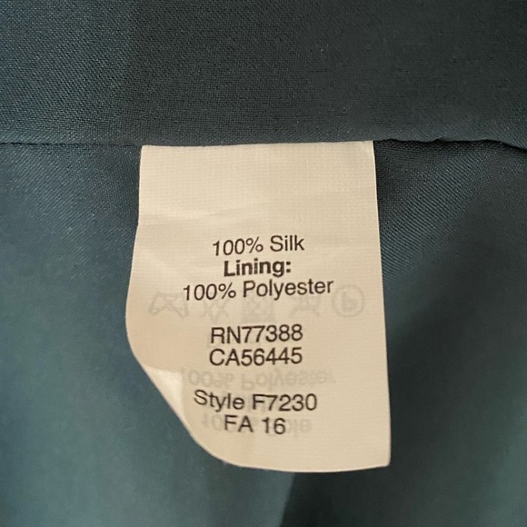 Madewell Starland Bell Sleeve Silk Dress - Picture 8 of 9